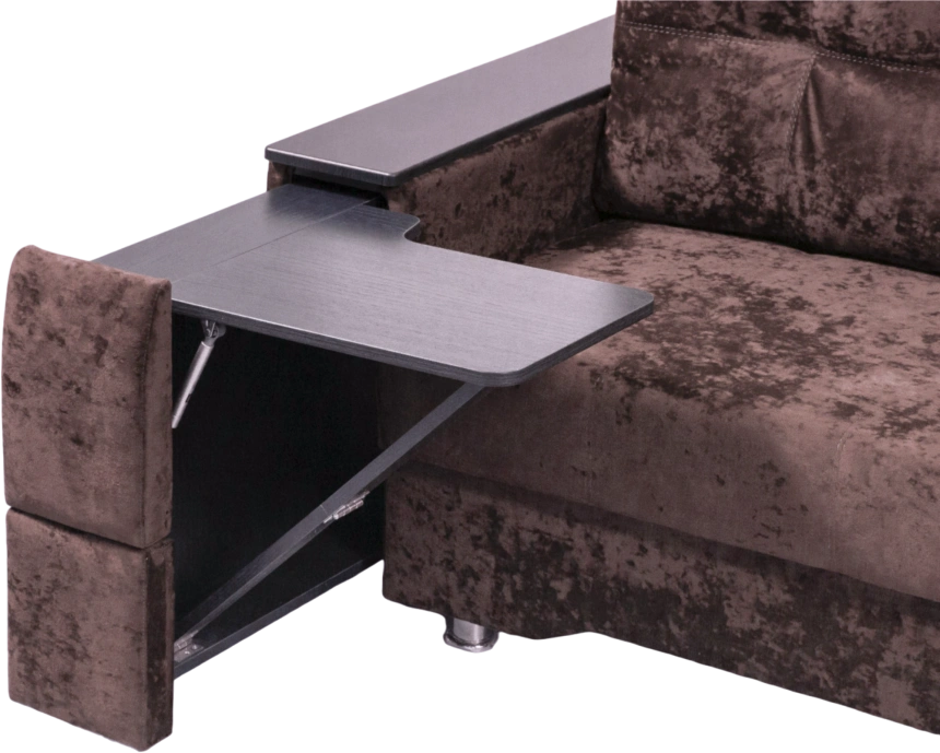 Диван прямой Атлант 2, ткань Kioto jave, декор венге