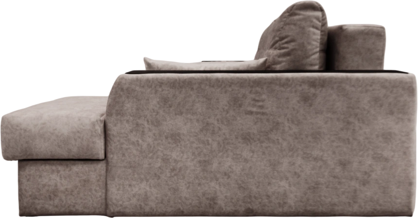 Диван угловой Остин, угол правый, ткань NAPOLI-A 04, декор Венге