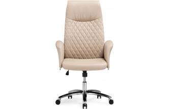 Компьютерное кресло Avrora, бежевый / коричневый