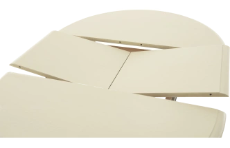 Кухонный стол Фабрицио 1, D 82, слоновая кость, каркас слоновая кость