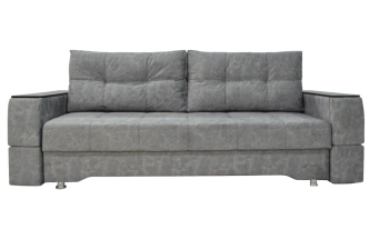 Диван прямой Атлант 2, Bliss silver, Венге