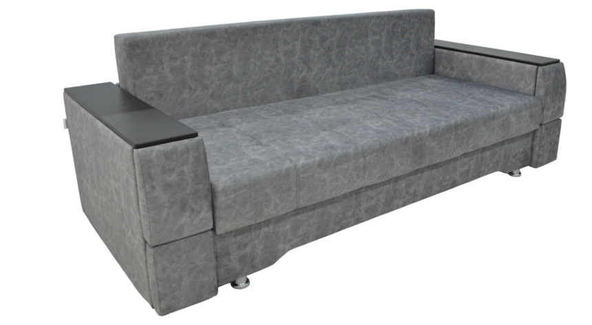 Диван прямой Атлант 2, Bliss silver, Венге