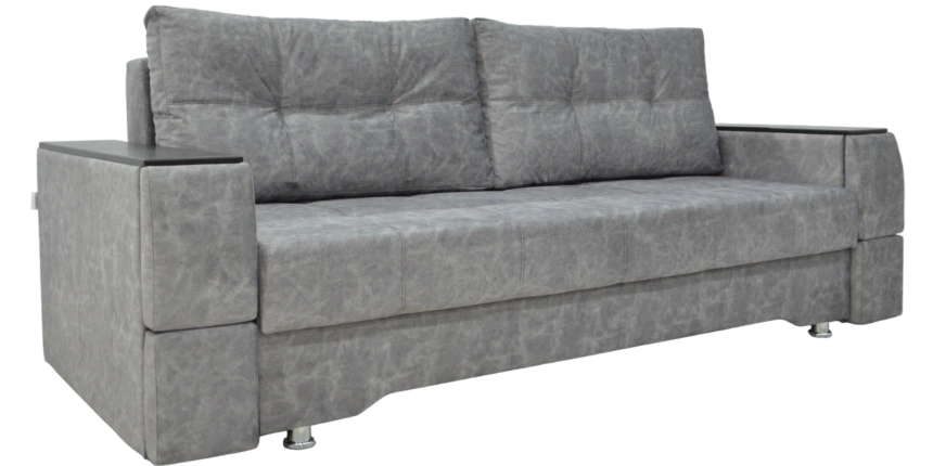 Диван прямой Атлант 2, Bliss silver, Венге