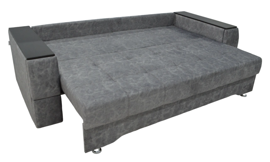 Диван прямой Атлант 2, Bliss silver, Венге