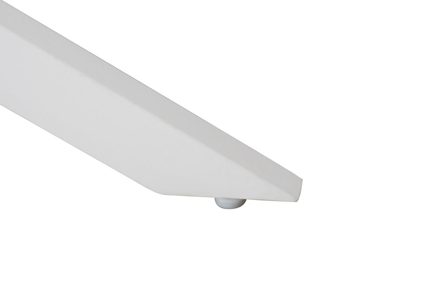 Обеденный раздвижной стол 83MC-1907DT WH, 120(170), керамика, белый мрамор / белый