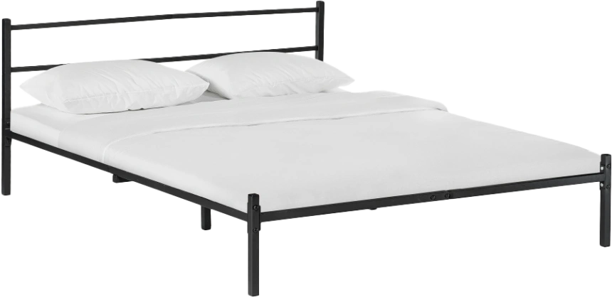 Кровать Фади, 160x200, черная