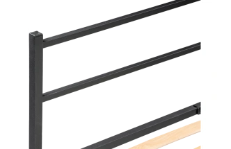 Кровать Фади, 160x200, черная