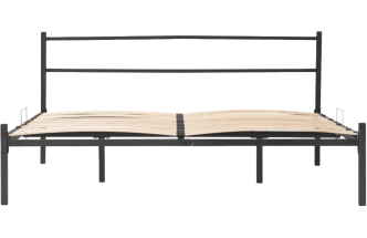 Кровать Фади, 160x200, черная