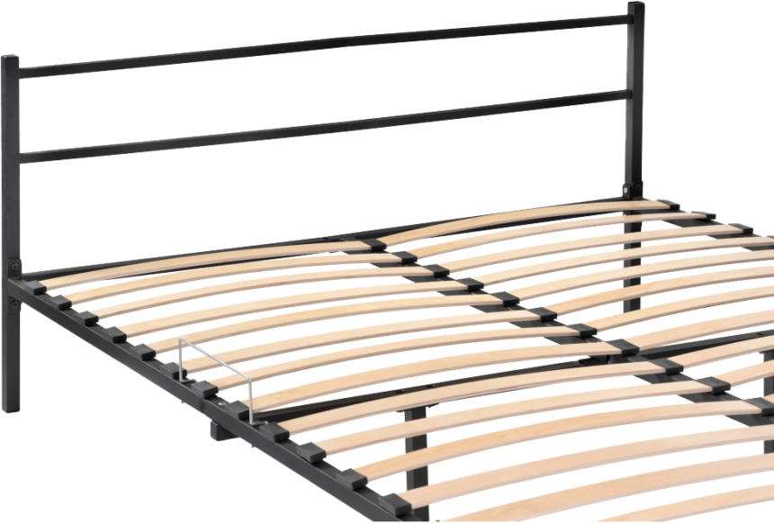 Кровать Фади, 160x200, черная