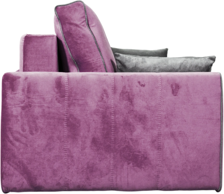 Диван прямой Бали 3, Tenerife italian plum, Tenerife stone