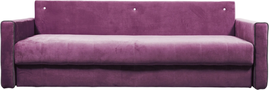 Диван прямой Бали 3, Tenerife italian plum, Tenerife stone