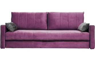 Диван прямой Бали 3, Tenerife italian plum, Tenerife stone