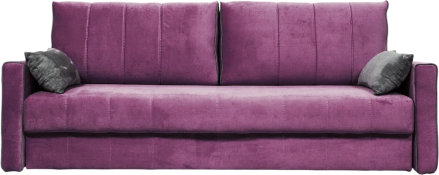 Диван прямой Бали 3, Tenerife italian plum, Tenerife stone