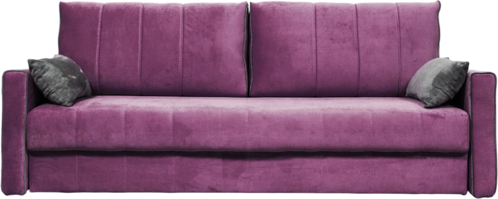 Диван прямой Бали 3, Tenerife italian plum, Tenerife stone