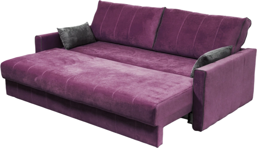 Диван прямой Бали 3, Tenerife italian plum, Tenerife stone