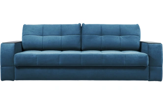 Диван прямой Сиэтл, ткань Lamb slate, декор Структурный Кофе