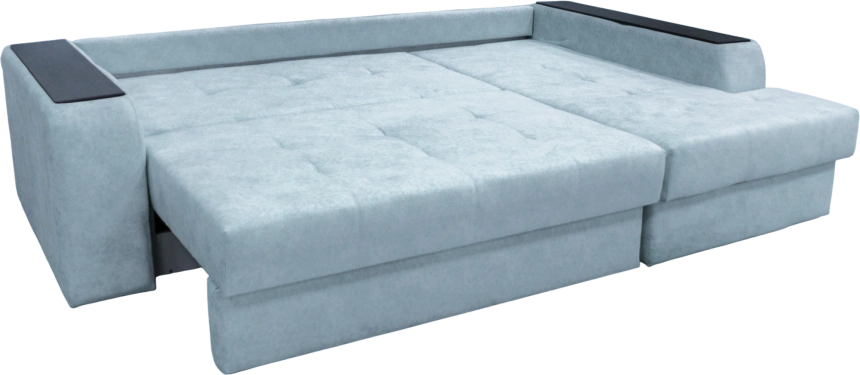 Диван угловой Остин, угол правый, ткань RIO-A 03, декор Венге