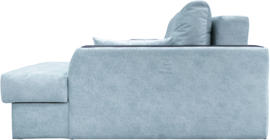 Диван угловой Остин, угол правый, ткань RIO-A 03, декор Венге