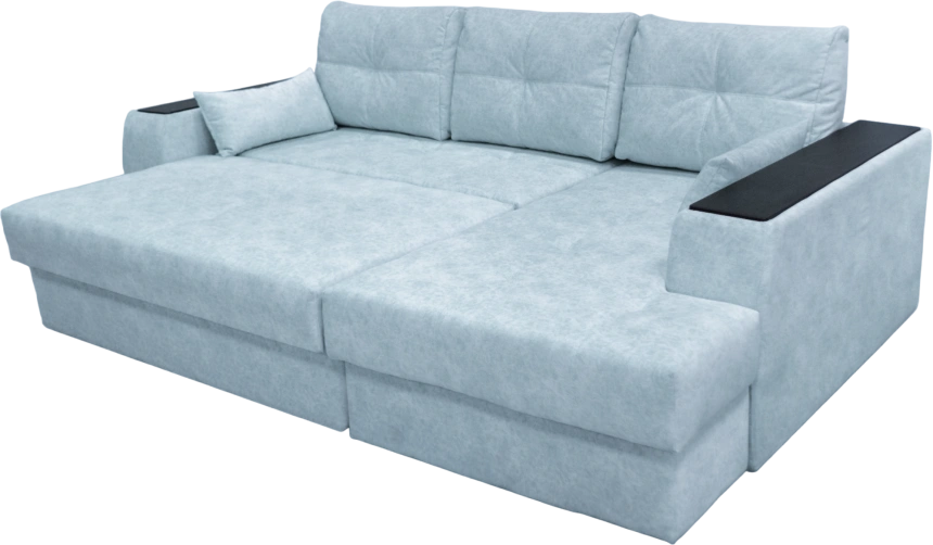 Диван угловой Остин, угол правый, ткань RIO-A 03, декор Венге