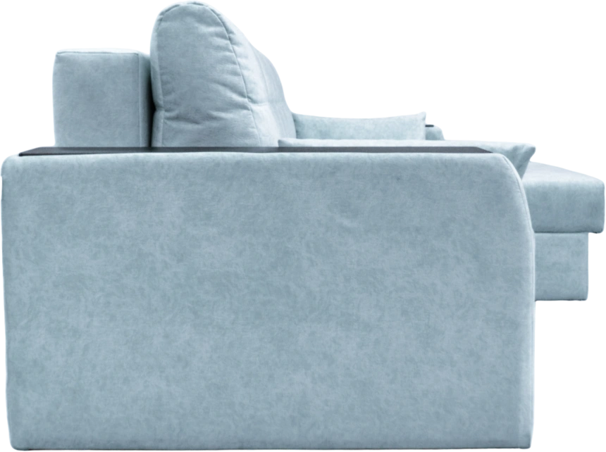 Диван угловой Остин, угол правый, ткань RIO-A 03, декор Венге