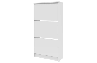 Тумба для обуви Лофт 3 фасада, 68x134.7x28, Белый