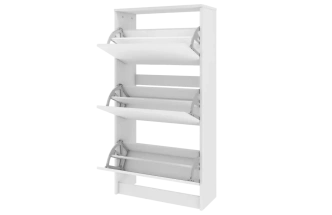 Тумба для обуви Лофт 3 фасада, 68x134.7x28, Белый