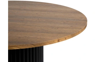 Кухонный стол Барел, 100 х 100, орех кантри / черный