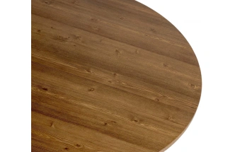 Кухонный стол Барел, 100 х 100, орех кантри / черный