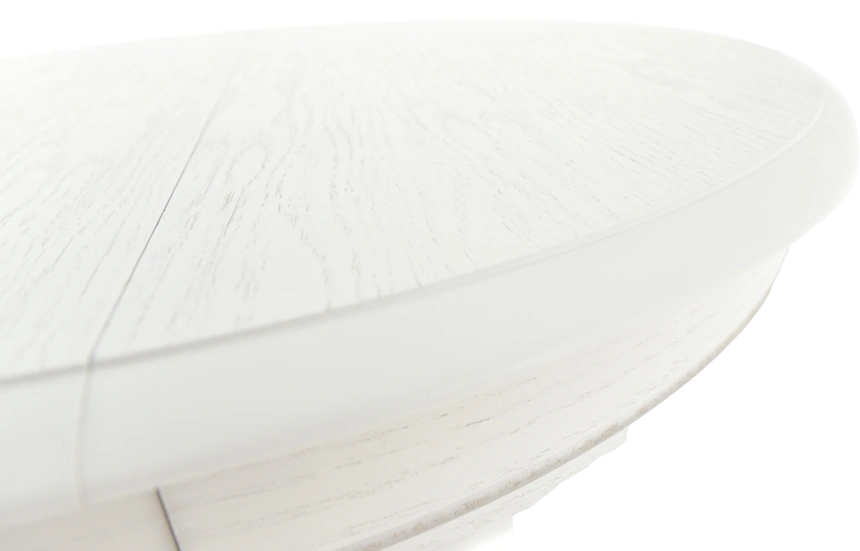 Кухонный стол Фабрицио 1, D 82, эмаль белая, каркас белый