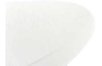 Кухонный стол Фабрицио 1, D 82, эмаль белая, каркас белый