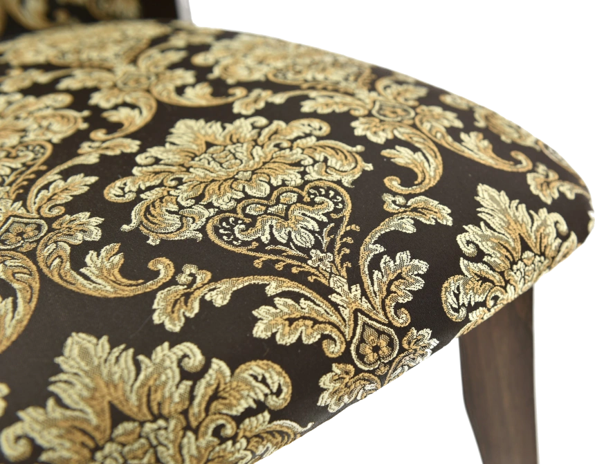 Стул Тулон, мягкий, андрис вензель 101-2, жаккард, каркас орех темный