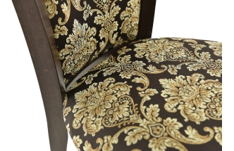 Стул Тулон, мягкий, андрис вензель 101-2, жаккард, каркас орех темный