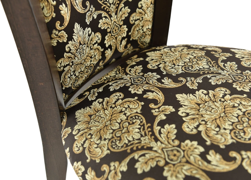 Стул Тулон, мягкий, андрис вензель 101-2, жаккард, каркас орех темный