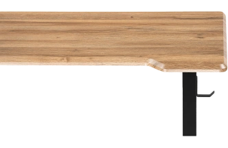 Стол компьютерный Маркос, 140, с механизмом подъема, дуб вотан / черный