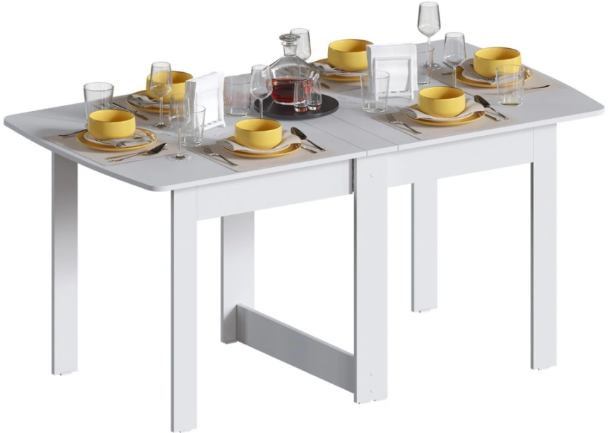 Стол-книжка СтК4, 161,5х86,5х78,5, белый