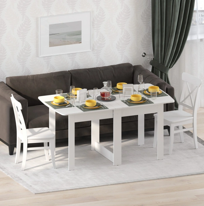 Стол-книжка СтК4, 161,5х86,5х78,5, белый