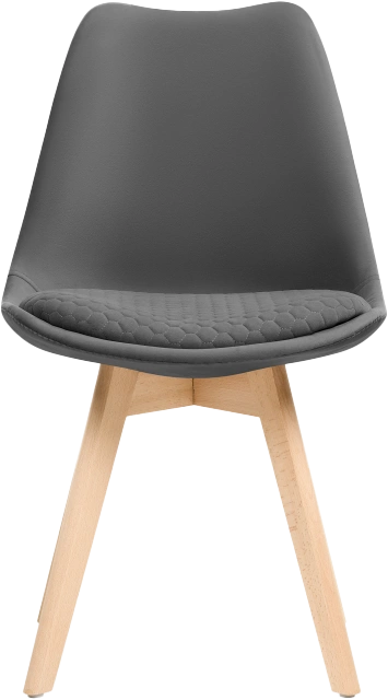 Стул Bonuss, велюр, dark gray / wood