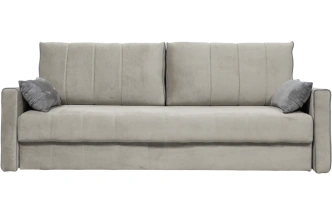 Диван прямой Бали 3, Tenerife silver, Tenerife stone