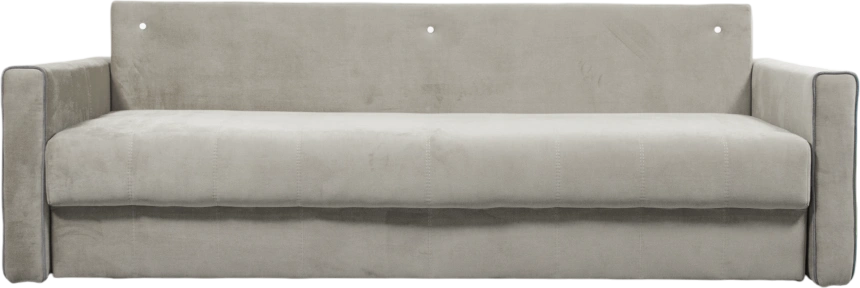 Диван прямой Бали 3, Tenerife silver, Tenerife stone