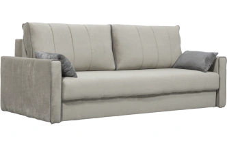 Диван прямой Бали 3, Tenerife silver, Tenerife stone