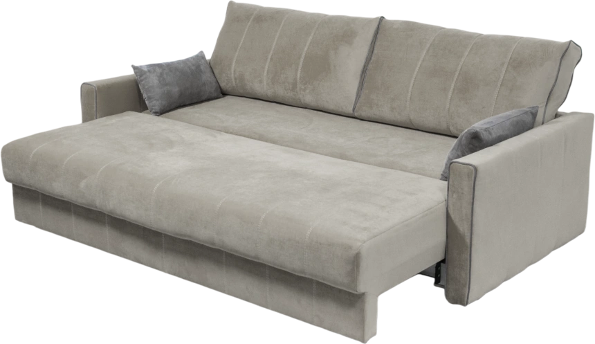 Диван прямой Бали 3, Tenerife silver, Tenerife stone