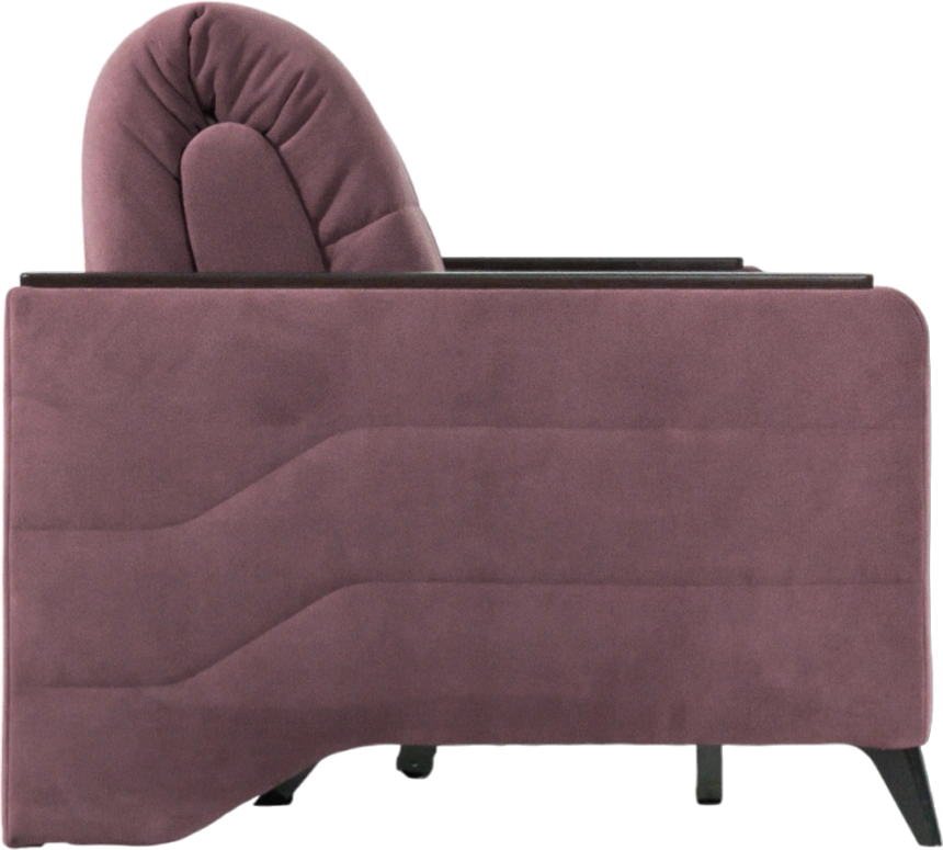 Диван прямой Нельсон 155, ткань Lamb vision, декор Венге