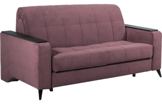 Диван прямой Нельсон 155, ткань Lamb vision, декор Венге