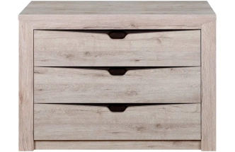 Комод с 3 ящиками Соренто, дуб бонифаций