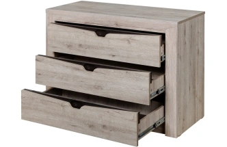 Комод с 3 ящиками Соренто, дуб бонифаций