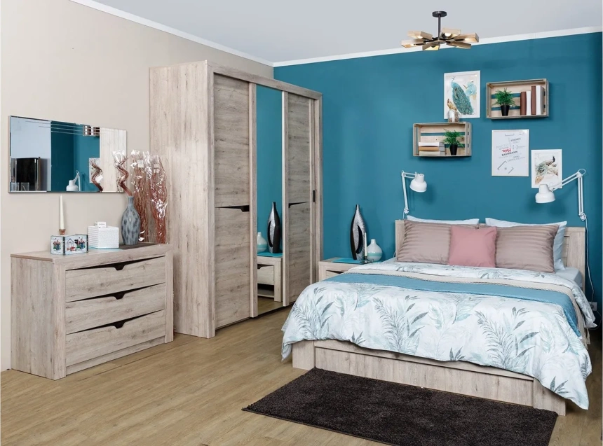 Комод с 3 ящиками Соренто, дуб бонифаций