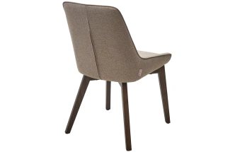 Стул Cristian, мягкий, Light Brown Barrel-19, ткань, орех каркас