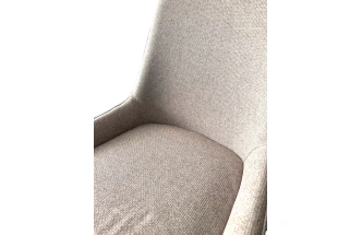 Стул Cristian, мягкий, Light Brown Barrel-19, ткань, орех каркас