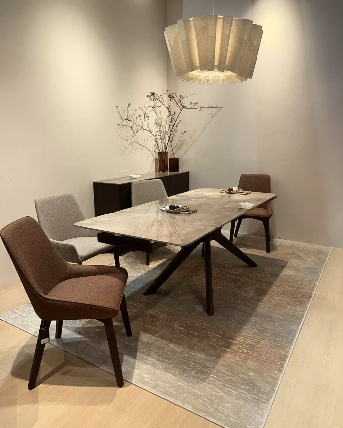 Стул Cristian, мягкий, Light Brown Barrel-19, ткань, орех каркас