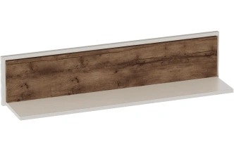 Полка навесная №1 Вирджиния, таксония / светло-серый софт